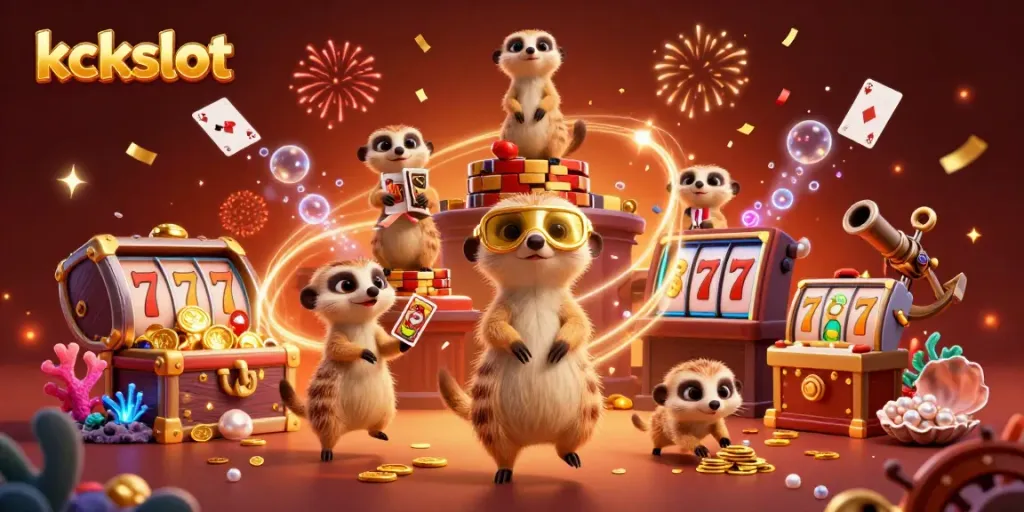 Mengelola kasino dengan kckslot, koloni meerkat dalam petualangan penuh warna menghasilkan chip.