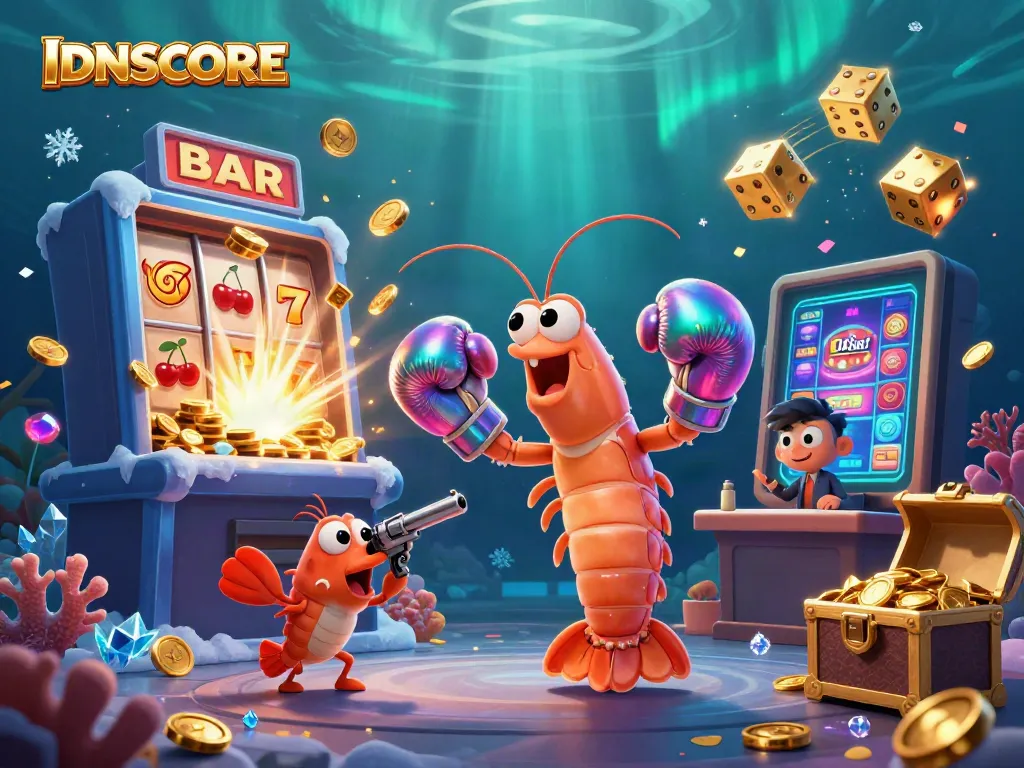 Experience thrilling wins with IDNSCORE's vibrant casino adventure featuring dynamic characters and games.