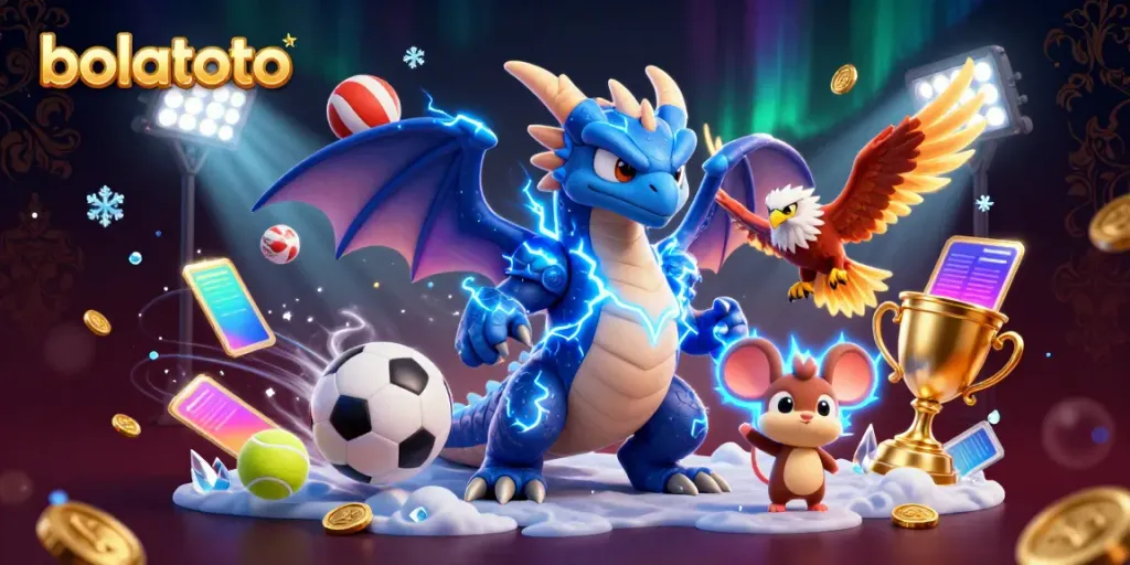 Experience bolatoto with thrilling sports betting excitement featuring dynamic characters and rich casino elements.