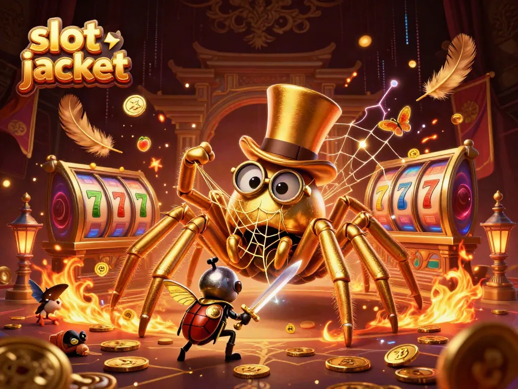 Experience the thrill of the slot jackpot with our vibrant casino illustration showcasing exciting gameplay.