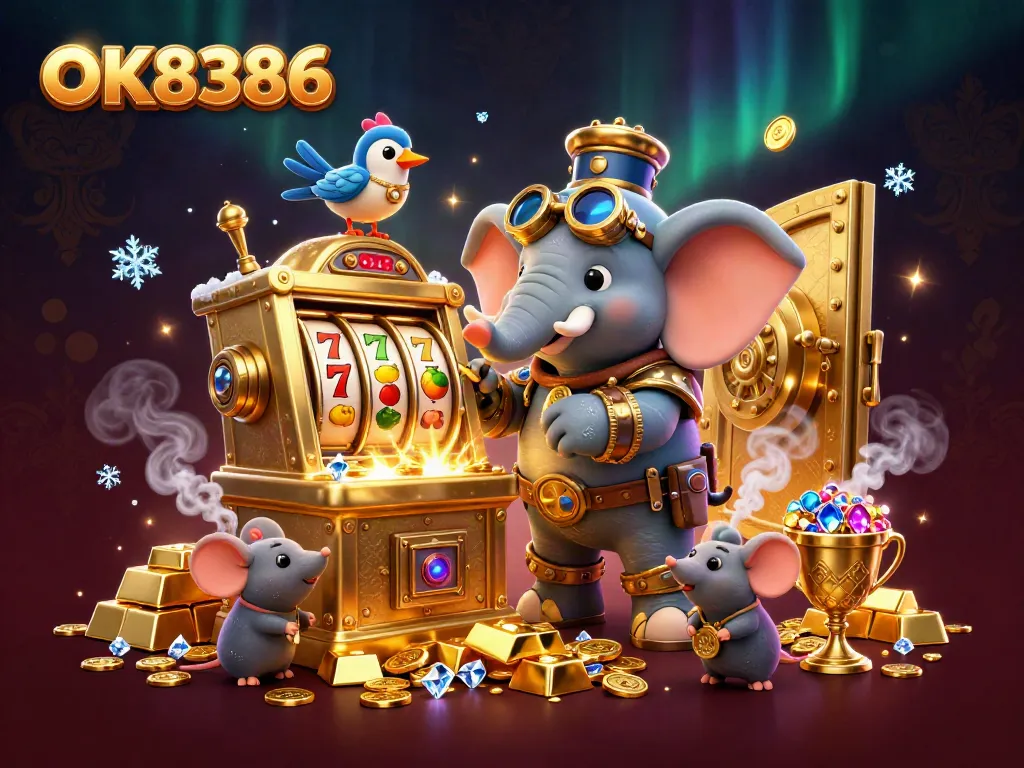 Play slots and win big at OK8386 with vibrant treasures, magical characters, and exciting casino action.