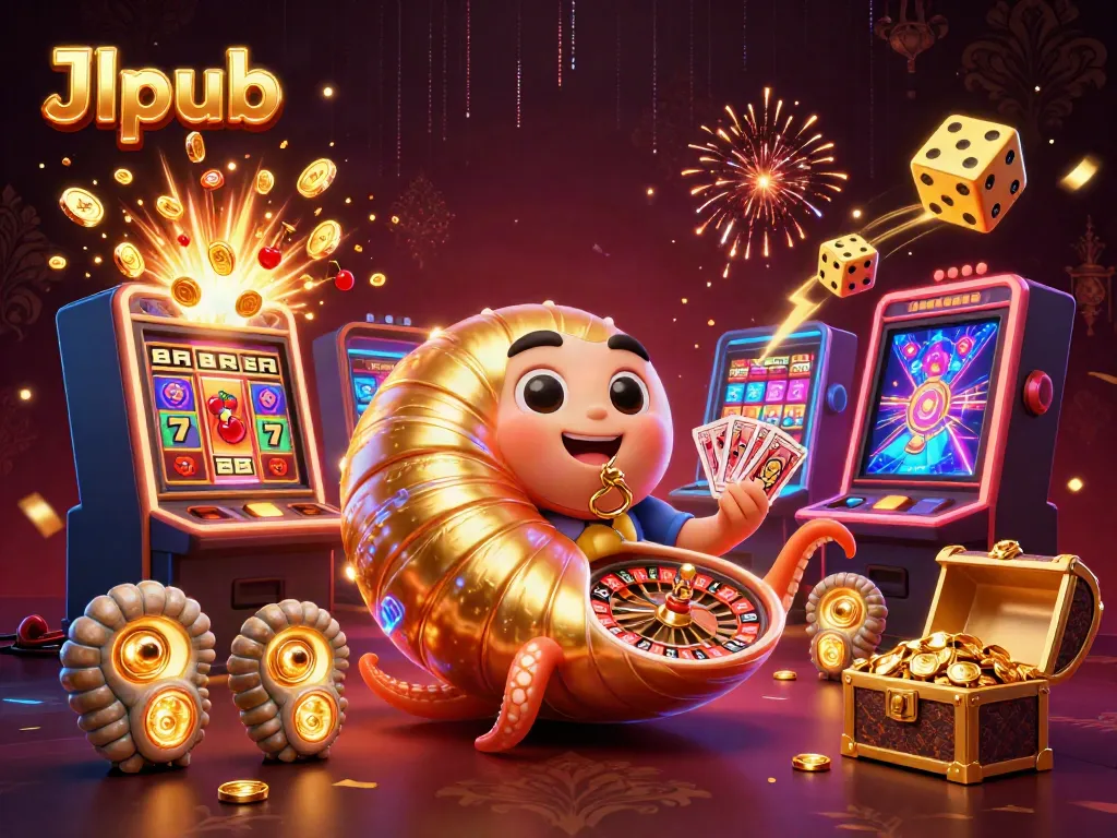 Experience thrilling gameplay at Jlpub with vibrant casino elements and enchanting characters.