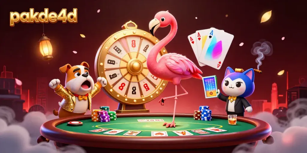 Menangkan hadiah besar di pakde4d dengan ilustrasi tiga dimensi mengasyikkan dari permainan kasino.